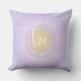 Inspiration Zitat Lavender suchen Grafik Kissen