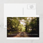 Inspiration Zitat — Leidenschaft Postkarte (Vorne/Hinten)
