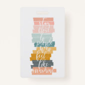 Inspiration Zitat-Lesezeichen Ausweis (Vorderseite)