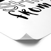 Inspiration Zitat Leuchtsignale von innen Poster (Ecke)