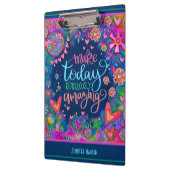 Inspiration Zitat machen heute Phantastisch Klemmbrett (Links)