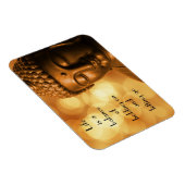 Inspiration Zitat mit einem Buddha-Bild Magnet (Rechte Seite)