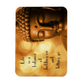 Inspiration Zitat mit einem Buddha-Bild Magnet (Vertikal)