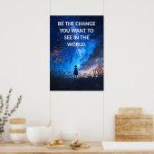 Inspiration Zitat Motivation Humble Poster (Küche)