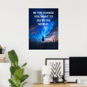 Inspiration Zitat Motivation Humble Poster (Heimbüro)
