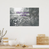 Inspiration Zitat nie abscheulich zu sparen Poster (Küche)