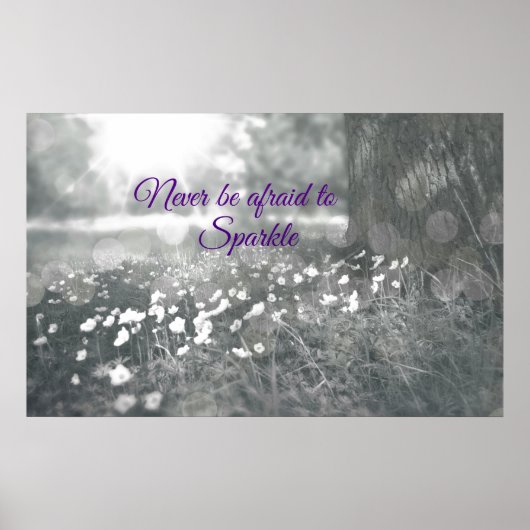 Inspiration Zitat nie abscheulich zu sparen Poster (Vorne)