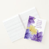 Inspiration Zitat Positive Affirmation Writer's Notizblock (Innenseite)