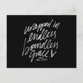 Inspiration Zitat Postkarte Handgeschriebene Schri (Vorderseite)