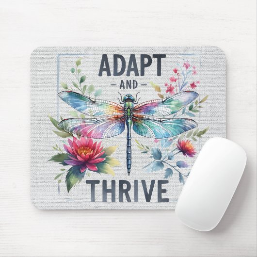 Inspiration/Zitat/Redewendungen/Libelle Mousepad (Mit Mouse)