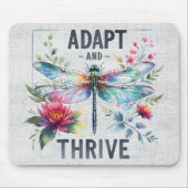 Inspiration/Zitat/Redewendungen/Libelle Mousepad (Vorne)