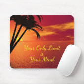 Inspiration Zitat Sunset Beach personalisieren Mousepad (Mit Mouse)