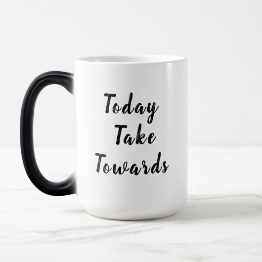 Inspiration Zitat Tasse Design zu Inspiriert werde (Links)