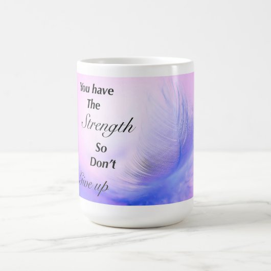 Inspiration-Zitat-Tasse Kaffeetasse (Mittel)