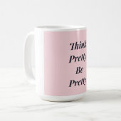 Inspiration-Zitat-Tasse Kaffeetasse (Vorderseite Links)