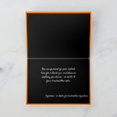 Inspiration Zitat Vogel des Paradieses Elegant Karte (Innenseite)