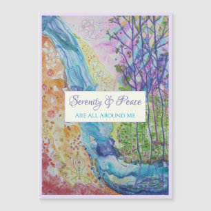 Inspiration Zitat Zen Universe Magnetkarte