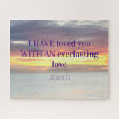 Inspiration Zitate Bible Verse Christlich Sonnenun Puzzle (Horizontal)