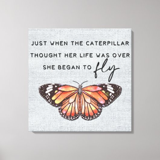 Inspiration/Zitate Leinwanddruck (Vorderseite)