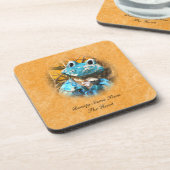 Inspiration Zitate Sie sind schöne Froschprinzen Untersetzer (Linke Seite)