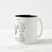 Inspiration/zu meiner Tochter Zwei-Tonen-Kaffee-Ta Zweifarbige Tasse (VorderseiteRechts)