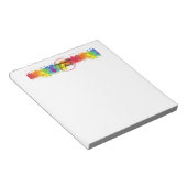 Inspiration zum Farbdruck-Logo Notizblock (angewinkelt)