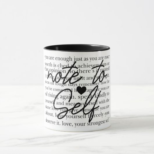 Inspiration zum Selbst Tasse (Zentrum)