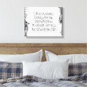 Inspiration zum Tanzen bei Regen Zitat Leinwanddruck (Insitu (Schlafzimmer))