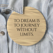 Inspiration zum Träumen ist zu reisen ... Button (Beispiel)