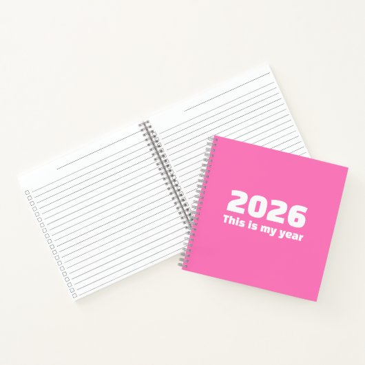 Inspirational 2026 Journal Spiral Notebook Notizblock (Innenseite)