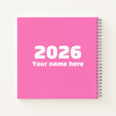 Inspirational 2026 Journal Spiral Notebook Notizblock (Rückseite)