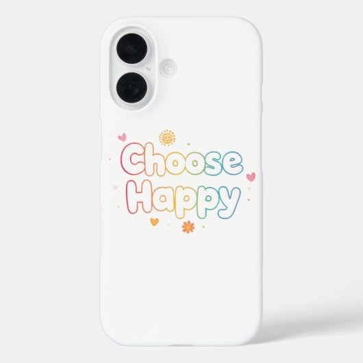 Inspirational and Cheerful Positive Message Case-Mate iPhone Hülle (Rückseite)