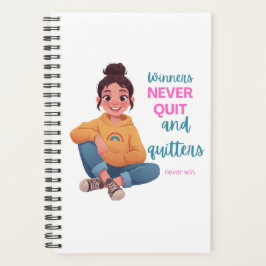 Inspirational Anime Girl Daily Planner Planer