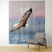 Inspirational Bald Adler Scripte Verse Wandteppich (Beispiel)