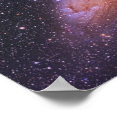 Inspirational Be Psalm Universe Poster (Ecke)