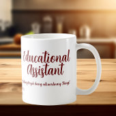 INSPIRATIONAL BERRY COLOR TEXT Bildung Assistant Kaffeetasse