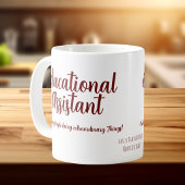 INSPIRATIONAL BERRY COLOR TEXT Bildung Assistant Kaffeetasse