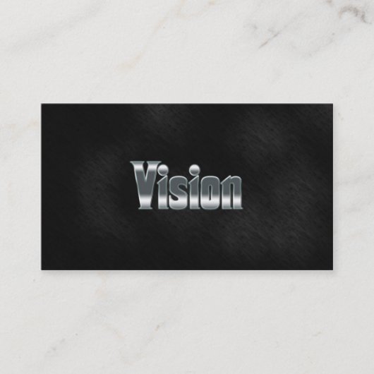 Inspirational berufliche Geschäfts-Karten-Vision Visitenkarte (Vorderseite)
