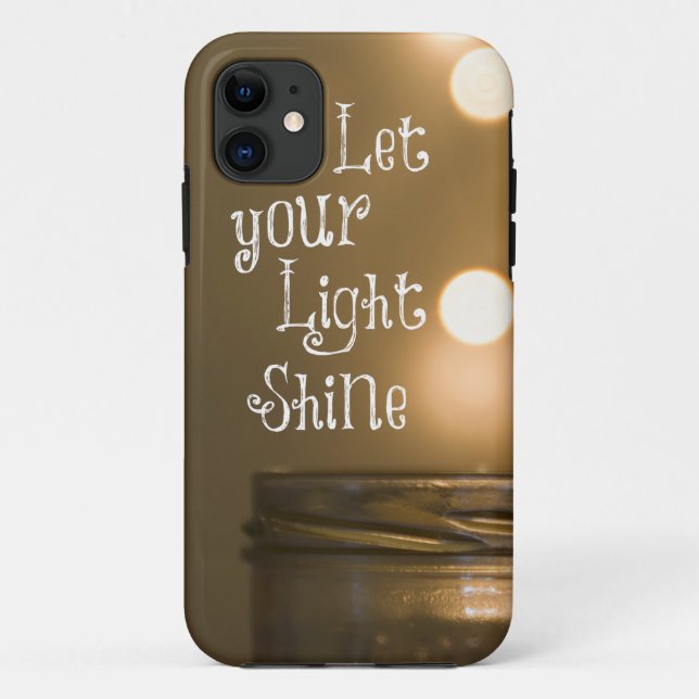 Inspirational Bibel-Vers ließ Ihren hellen Shine Case-Mate iPhone Hülle (Rückseite)
