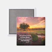 Inspirational Bible Verse "A New Day" Magnet (Vorderseite/Rückseite)