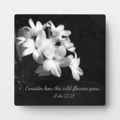 Inspirational Bible Verse Fotoplatte (Vorderseite)