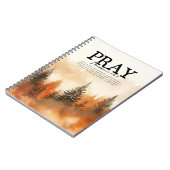 Inspirational Bible Verse Philippians 4:6-7 Notizblock (Linke Seite)