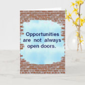 Inspirational Card Karte (Gelbe Blume)