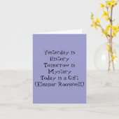 Inspirational Card Karte (Gelbe Blume)
