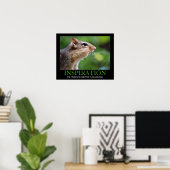 Inspirational Chipmunk Poster (Heimbüro)