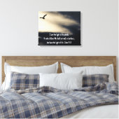 Inspirational Christian Art John 8 vs 12 Canvas Leinwanddruck (Insitu (Schlafzimmer))