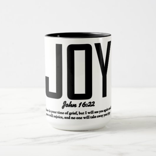 Inspirational Christian Bible Verse Tasse (Zentrum)
