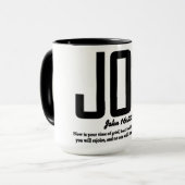 Inspirational Christian Bible Verse Tasse (Vorderseite Links)