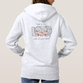 Inspirational Christian Christmas Hoodie (Rückseite)