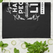 Inspirational Christian Quote from Proverbs 15:15 Geschirrtuch (Gefaltet)